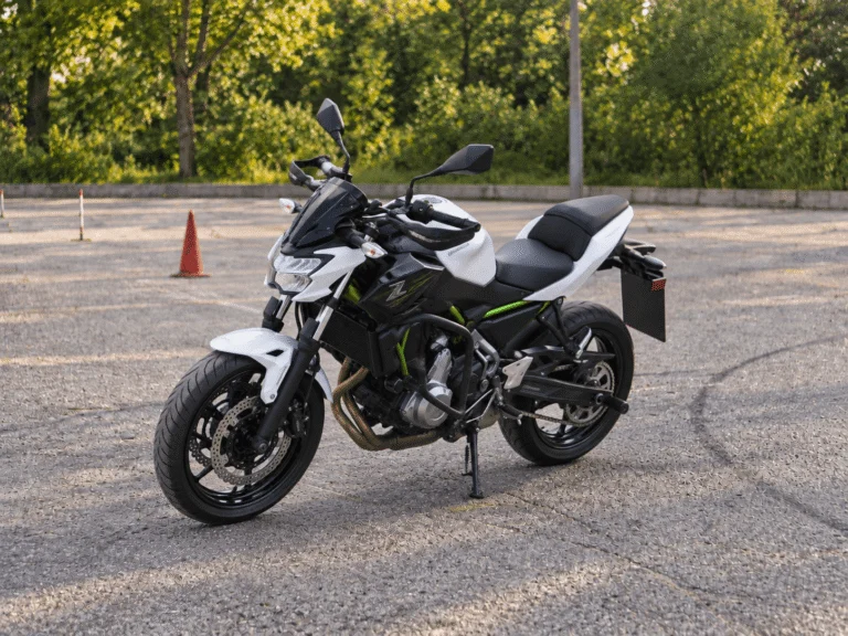Учебен мотор Kawasaki на Автоклас Варна за категория A